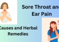 sore throat and ear pain