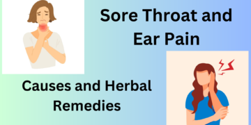 sore throat and ear pain