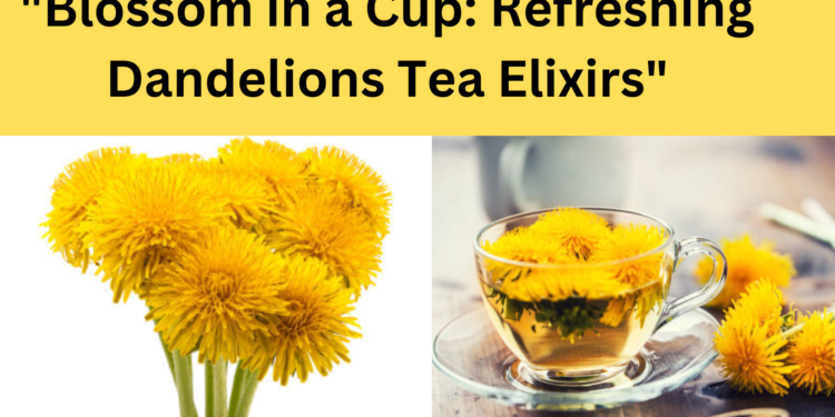 "Blossom in a Cup: Refreshing  Dandelions Tea Elixirs"